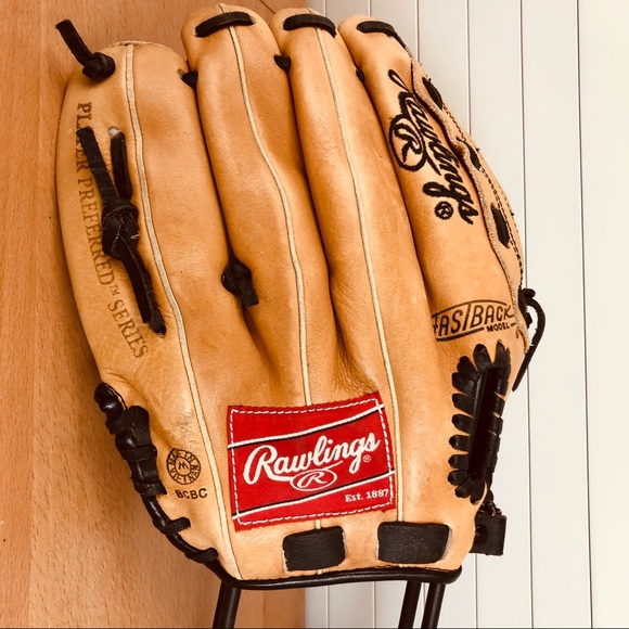 Rawlings RBG224BFR Ken Griffey Jr. Leather 11” Right Hand Thrower Baseball Glove - Picture 13 of 15